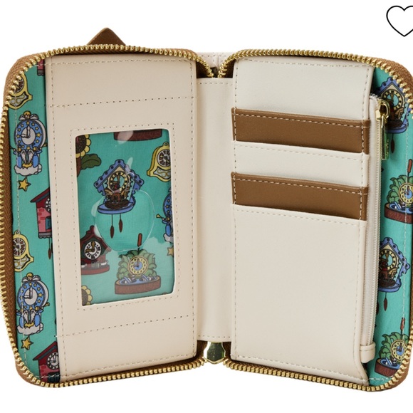 Mini Backpack & Zip Around Wallet - Pinocchio Cuckoo Clock - Picture 9 of 11